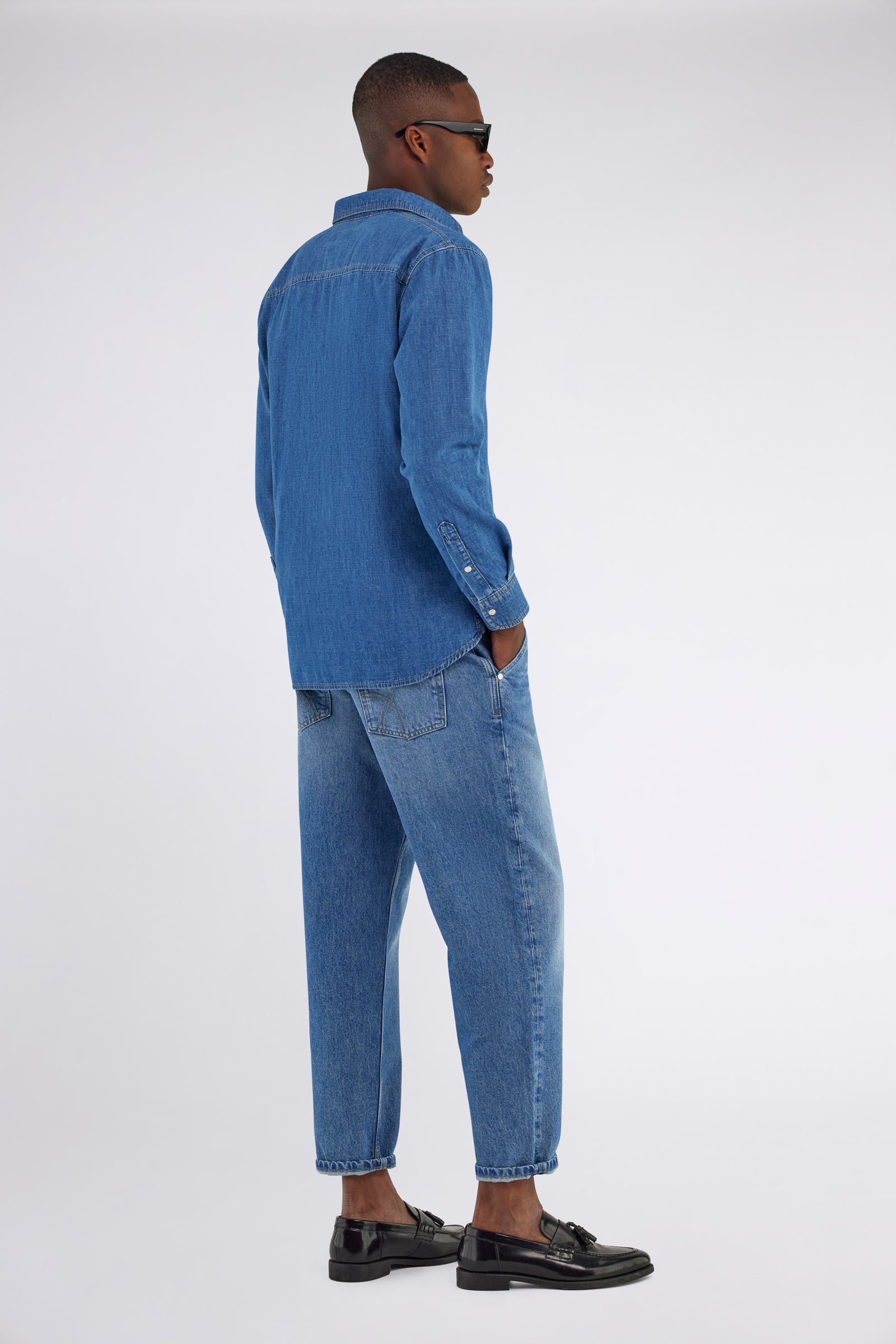 gas-gianp-shirt-73mm-herren-hemd-chambray-regular image 2