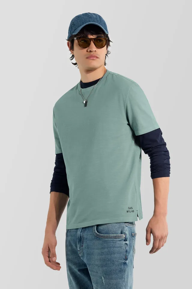 gas-dharis-4702-t-shirt-herren-piqu-baumwolle image 1
