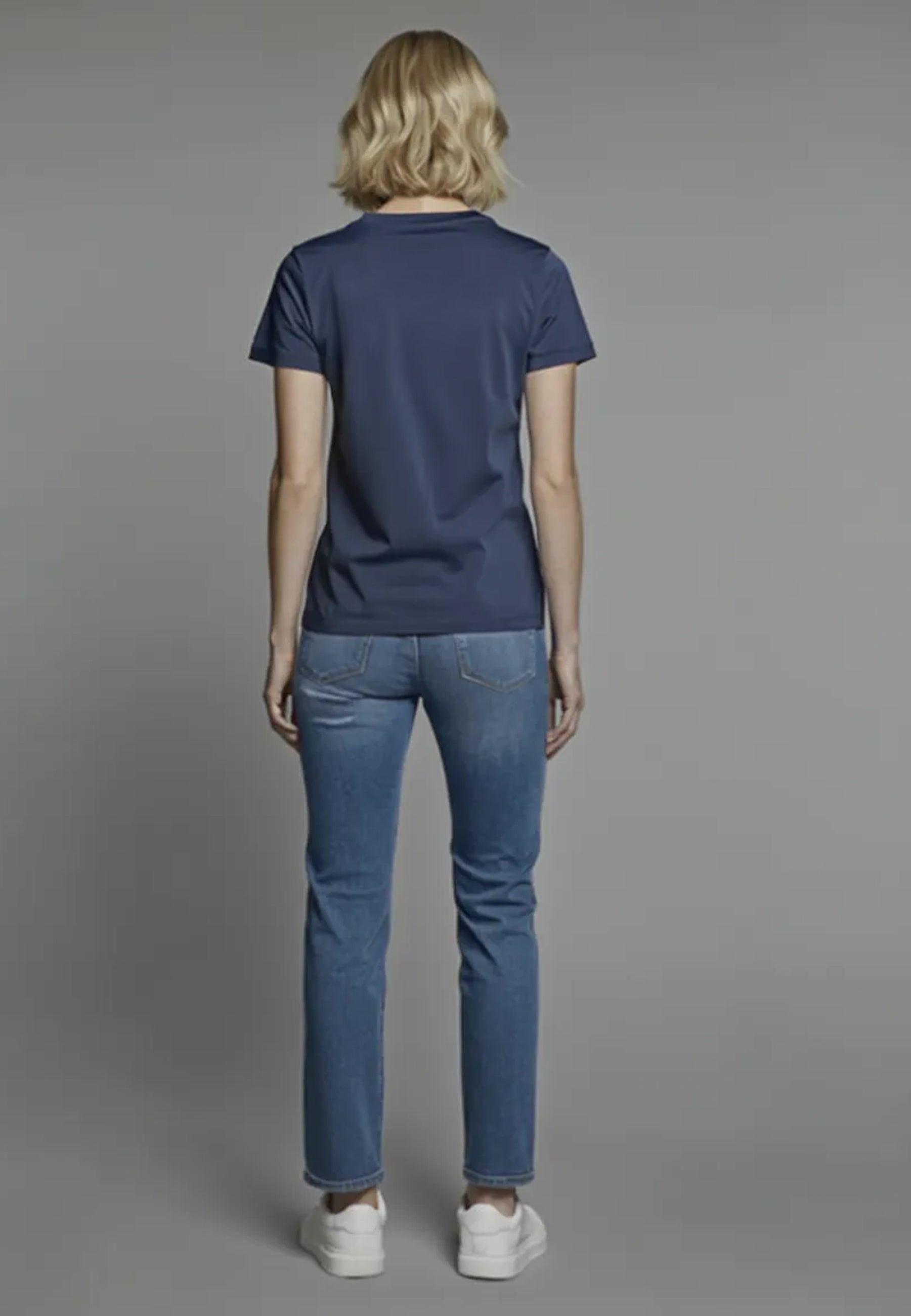 kaporal-jasic-t-shirt-damen-blau-slim-stretch image 2