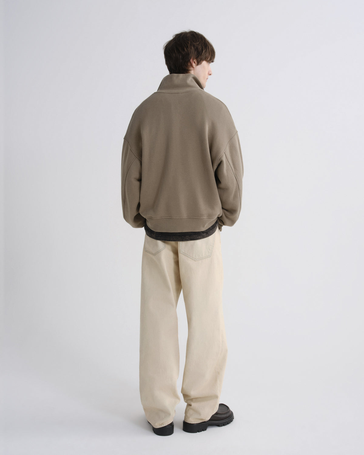 agolde-pavillion-trail-sweatshirt-herren-khaki image 2