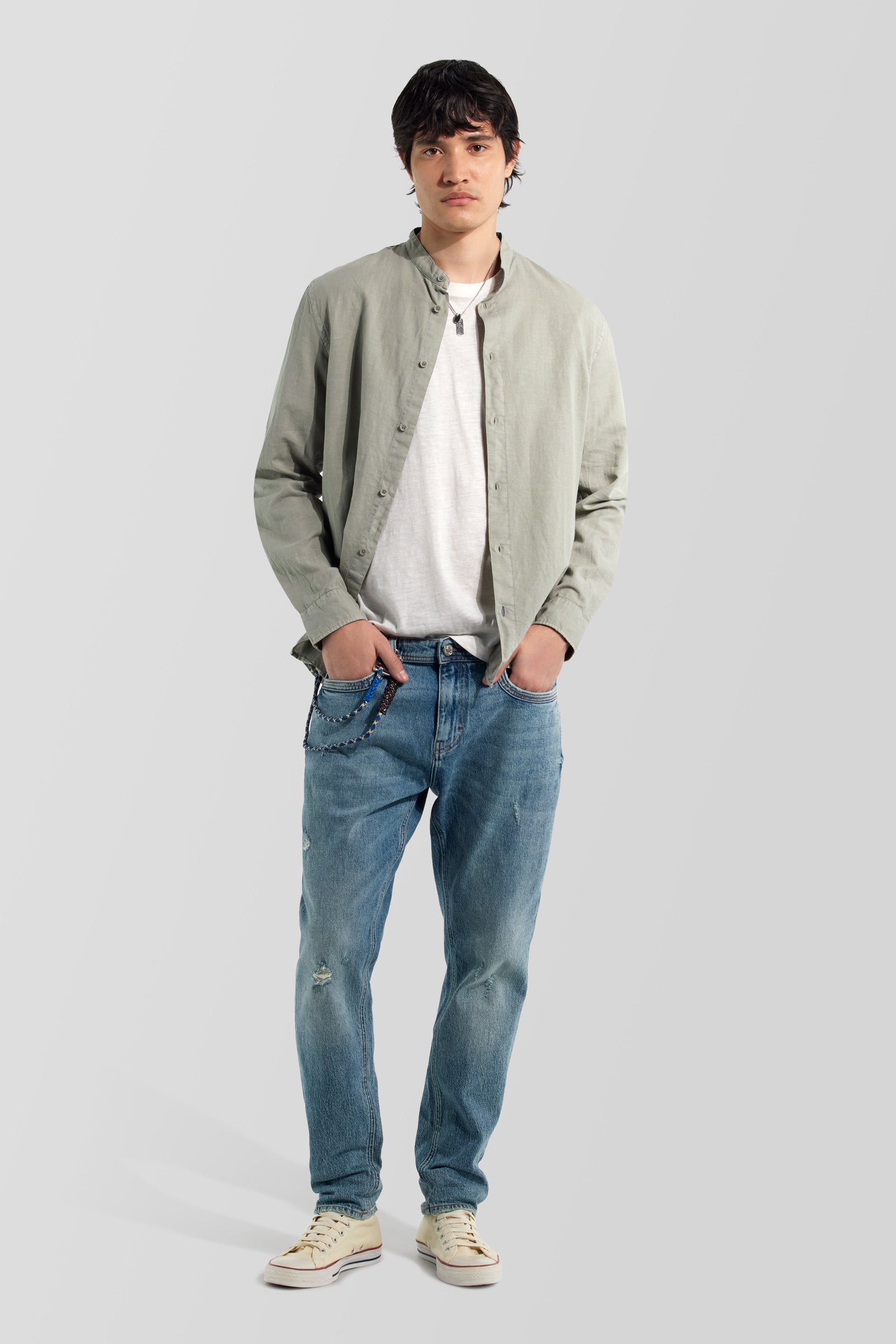 gas-tar-72mm-jeans-herren-indigo-tapered-mit-rissen image 1