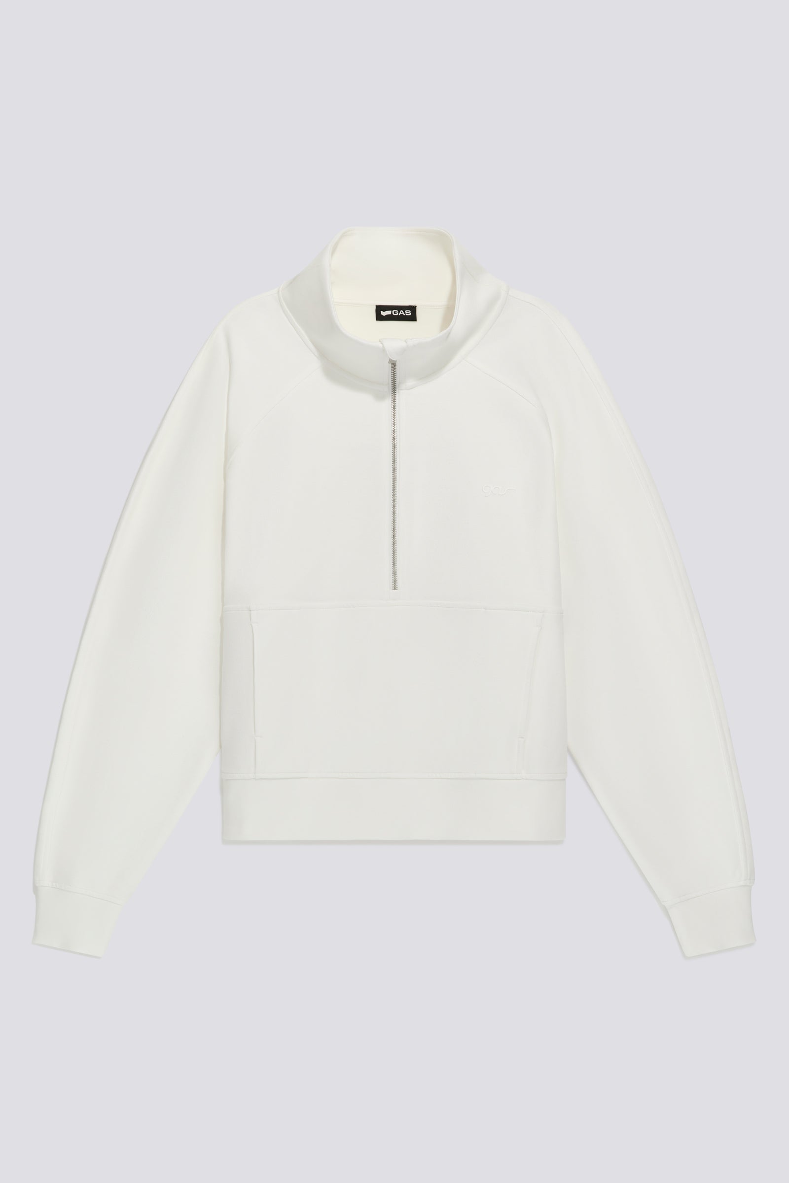 gas-tenny-half-zip-1029-sweatshirt-damen-over-fit-piqu image 2