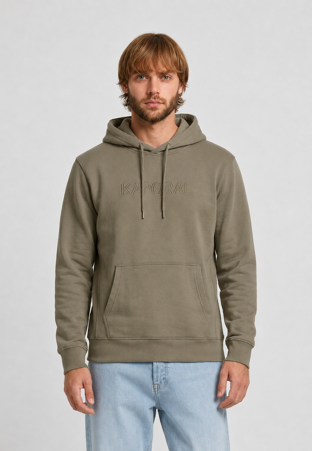 kaporal-powel-hoodie-khaki-regular-baumwolle-mix image 2