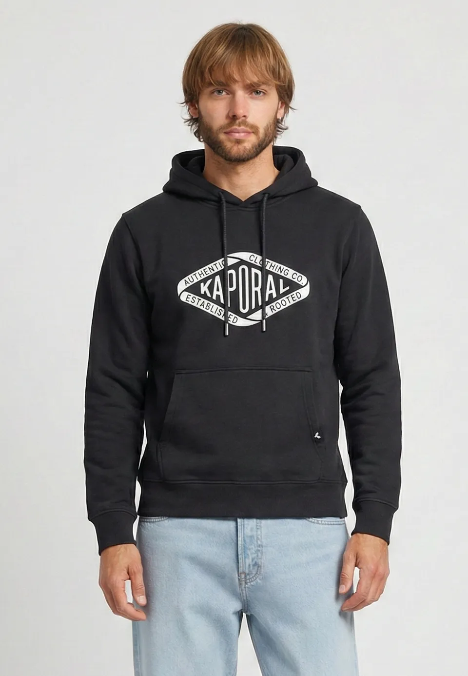 kaporal-benni-hoodie-schwarz-regular-herren-baumwolle image 1
