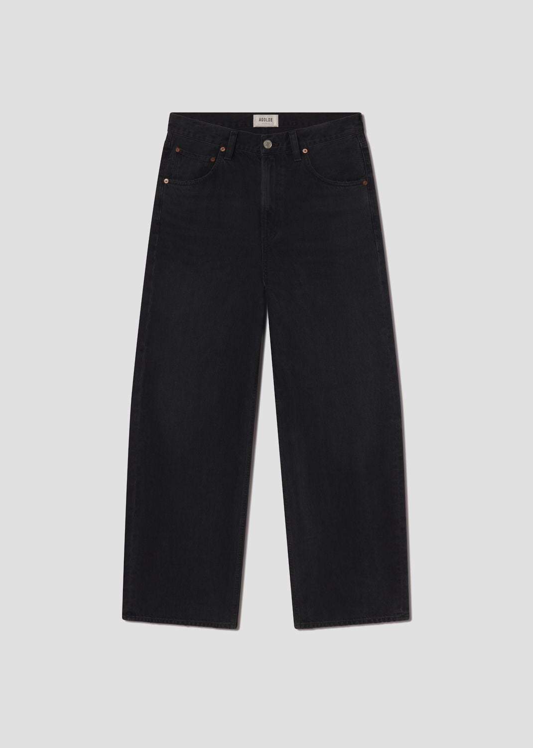 agolde-low-curve-jeans-black-tar-schwarz-weit image 5