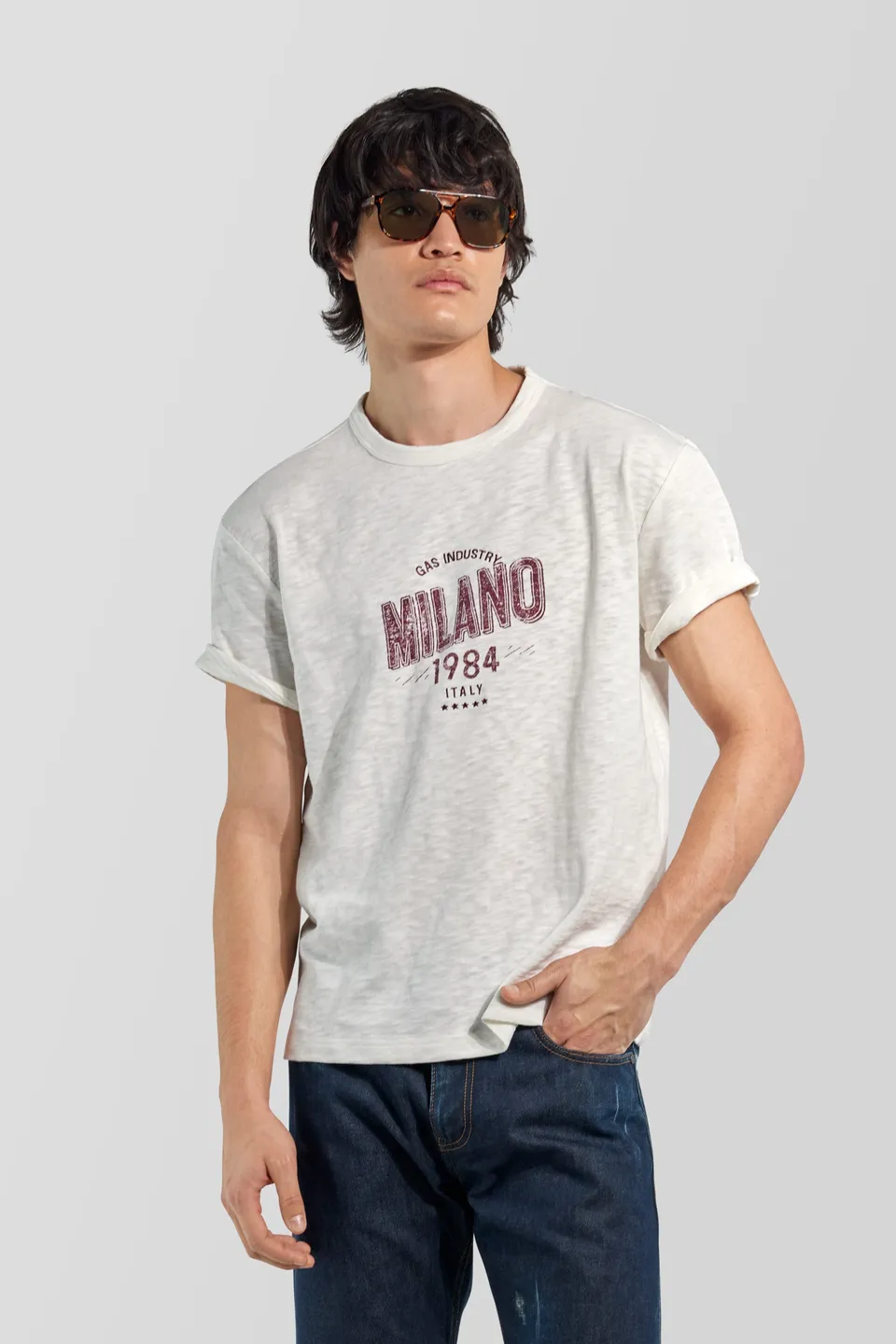 gas-dharis-m-c-city-a029-t-shirt-herren-milano image 1