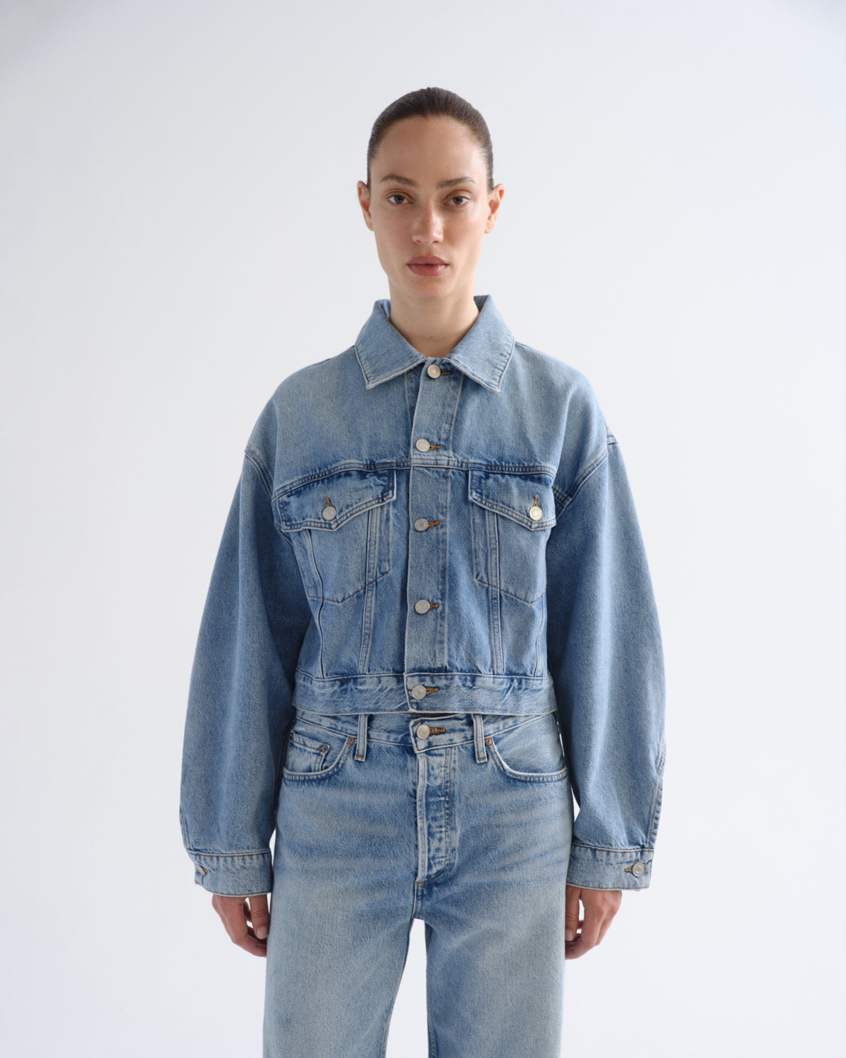 agolde-palmer-jacket-jeansjacke-space-damen image 1