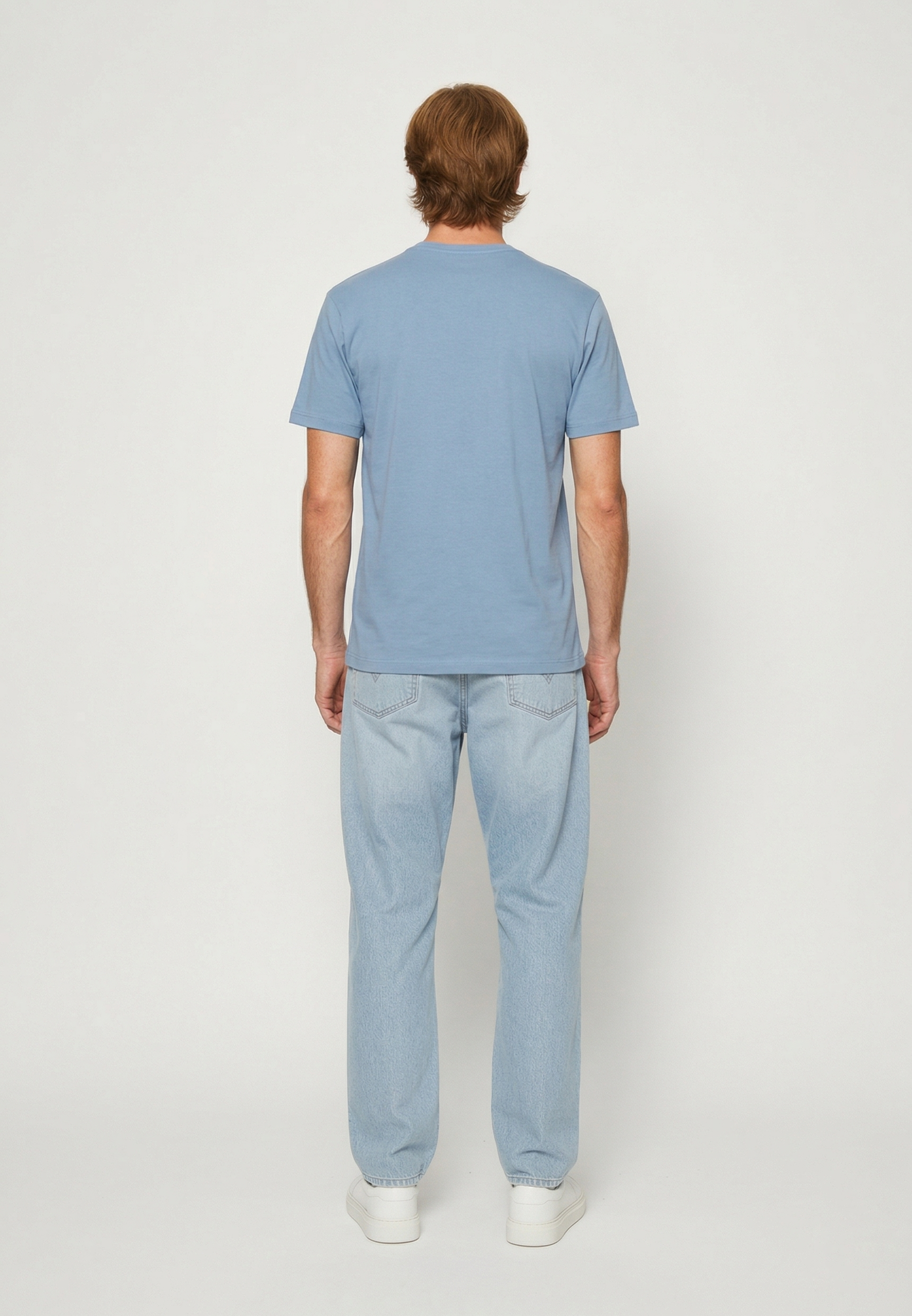 kaporal-raly-slim-t-shirt-herren-hellblau-stretch-v-ausschnitt image 3