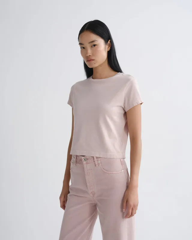 agolde-adine-shrunken-tee-damen-t-shirt-wallflower-bio-baumwolle image 1