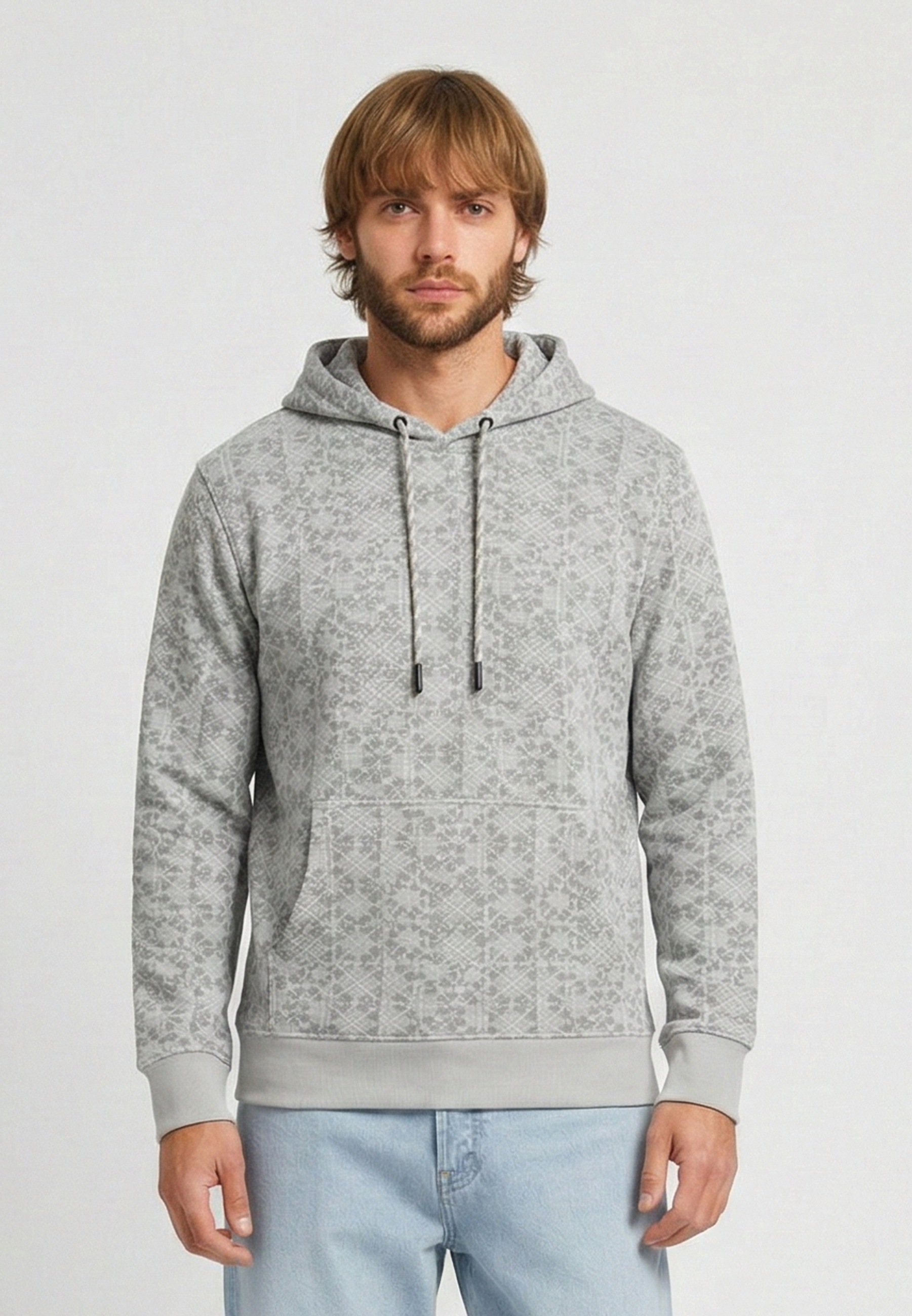 kaporal-nama-hoodie-ecru-herren-baumwolle-regular image 2