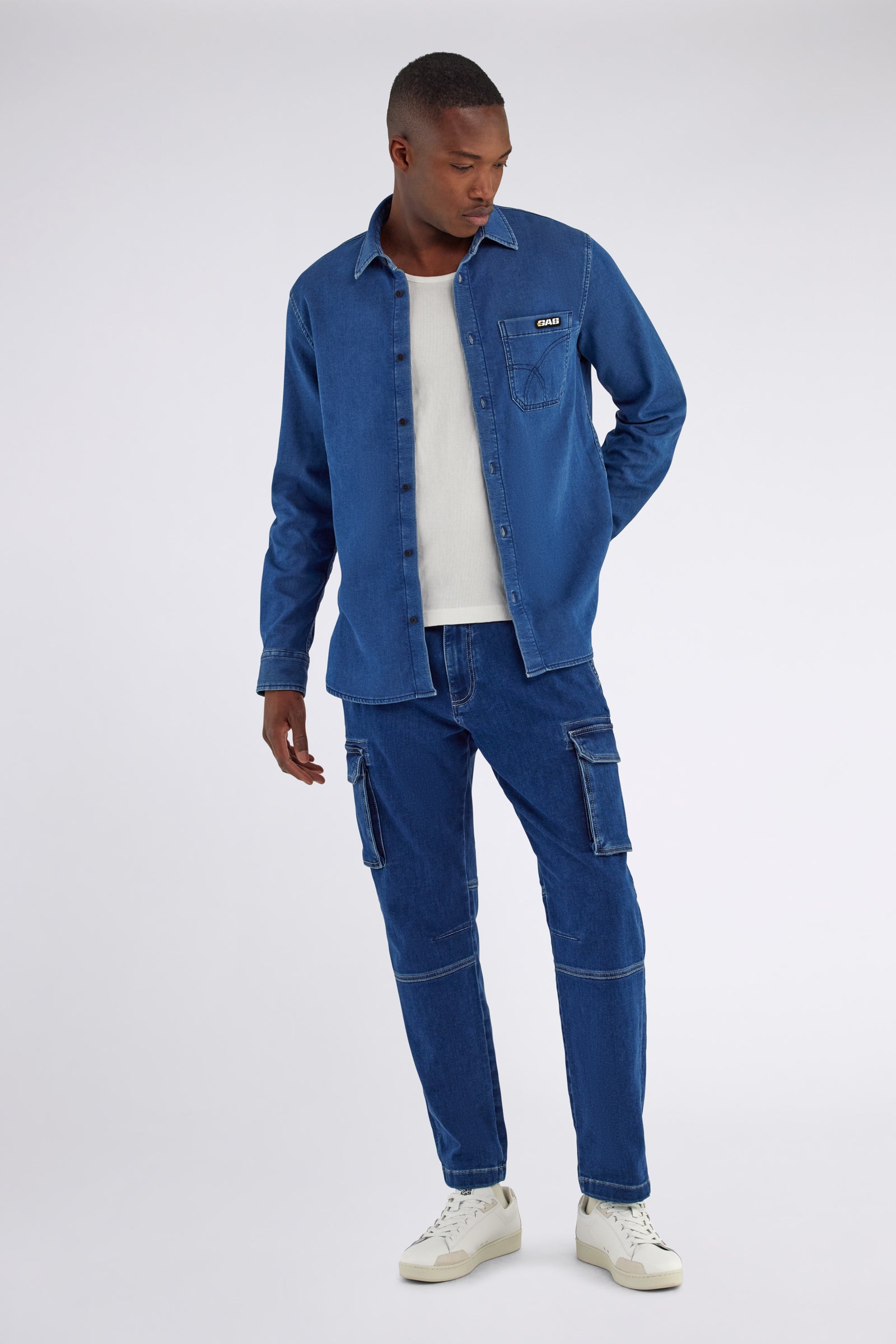 gas-roger-shirt-wk-04mm-jeanshemd-herren-regular-fit image 1