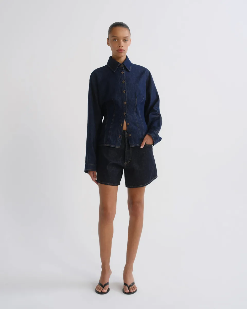 agolde-leith-short-rinse-jeansshorts-indigo-weightless image 1