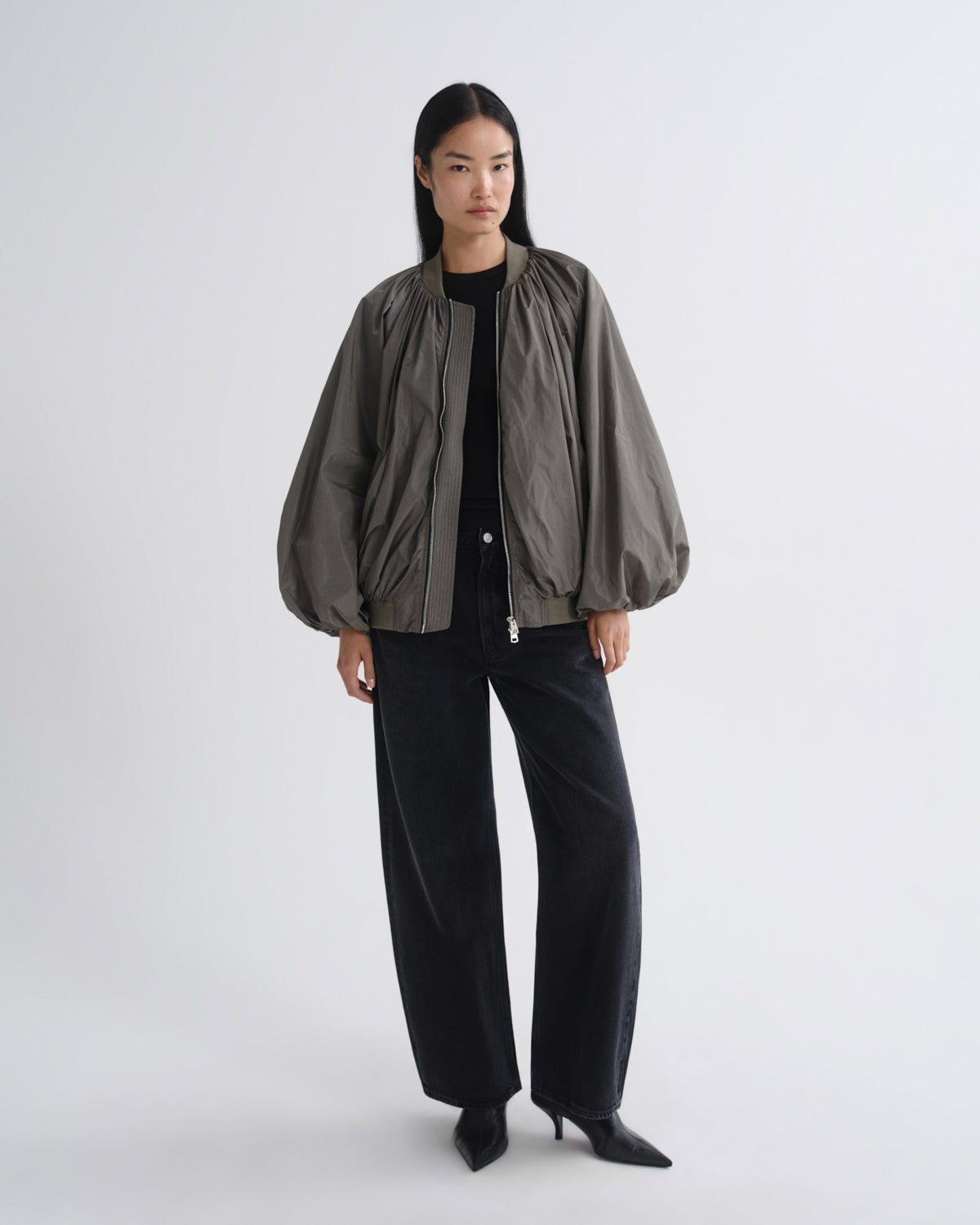 agolde-raffi-bomber-jacke-fern-gr-n-damen image 5