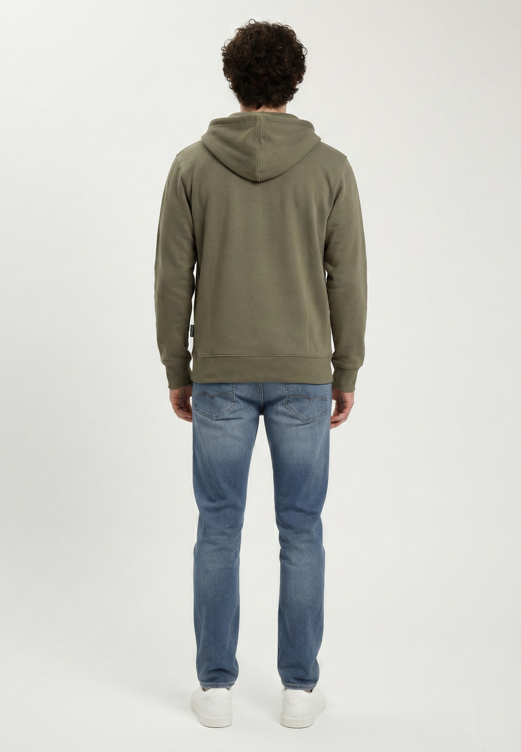 kaporal-barto-hoodie-herren-khaki-regular-mit-kapuze image 3