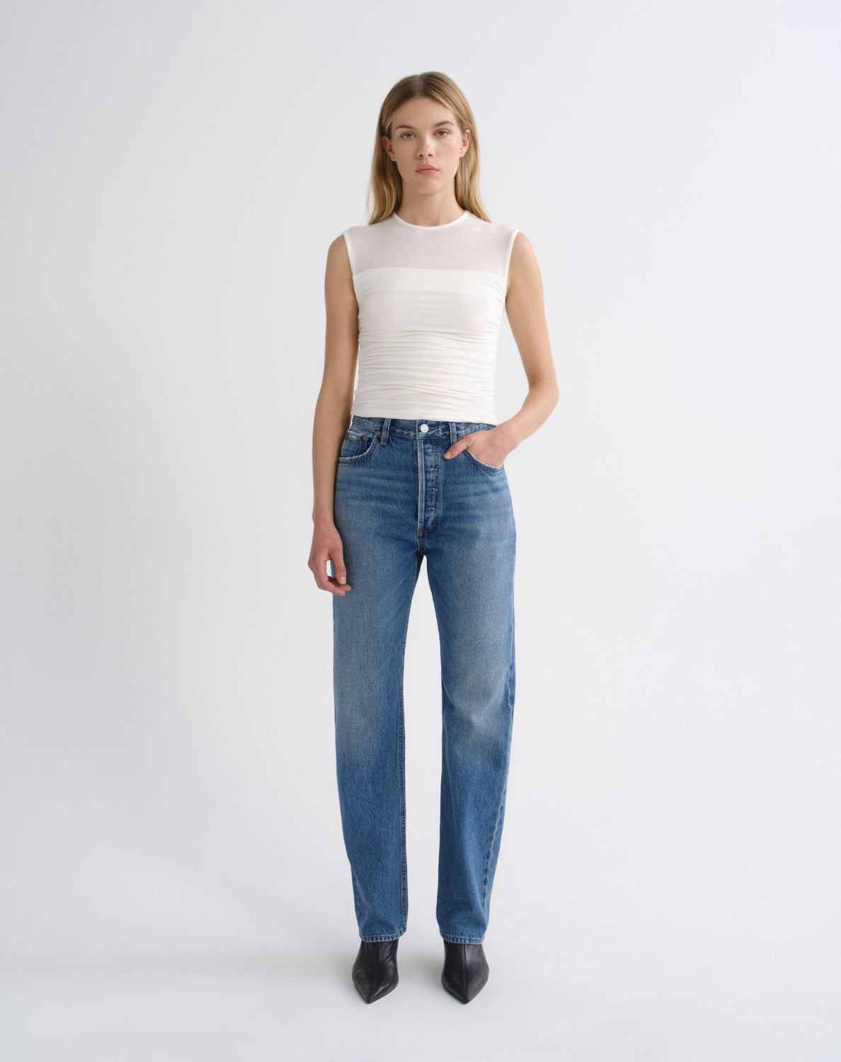 agolde-90s-pinch-waist-straight-long-jeans-circulate image 1