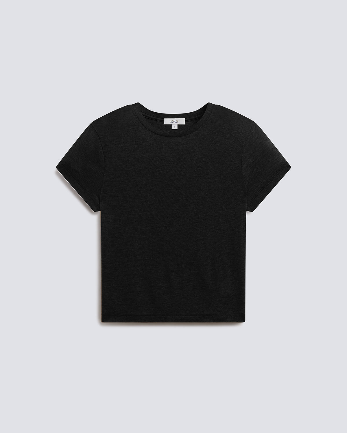 agolde-long-line-adine-tee-t-shirt-schwarz-bio-baumwolle image 6