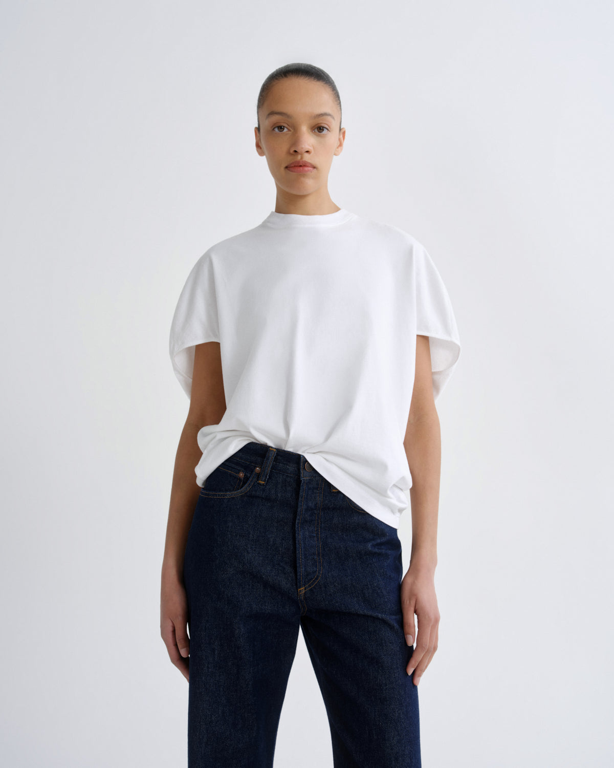 agolde-souline-t-shirt-white-damen-jersey-baumwolle image 1