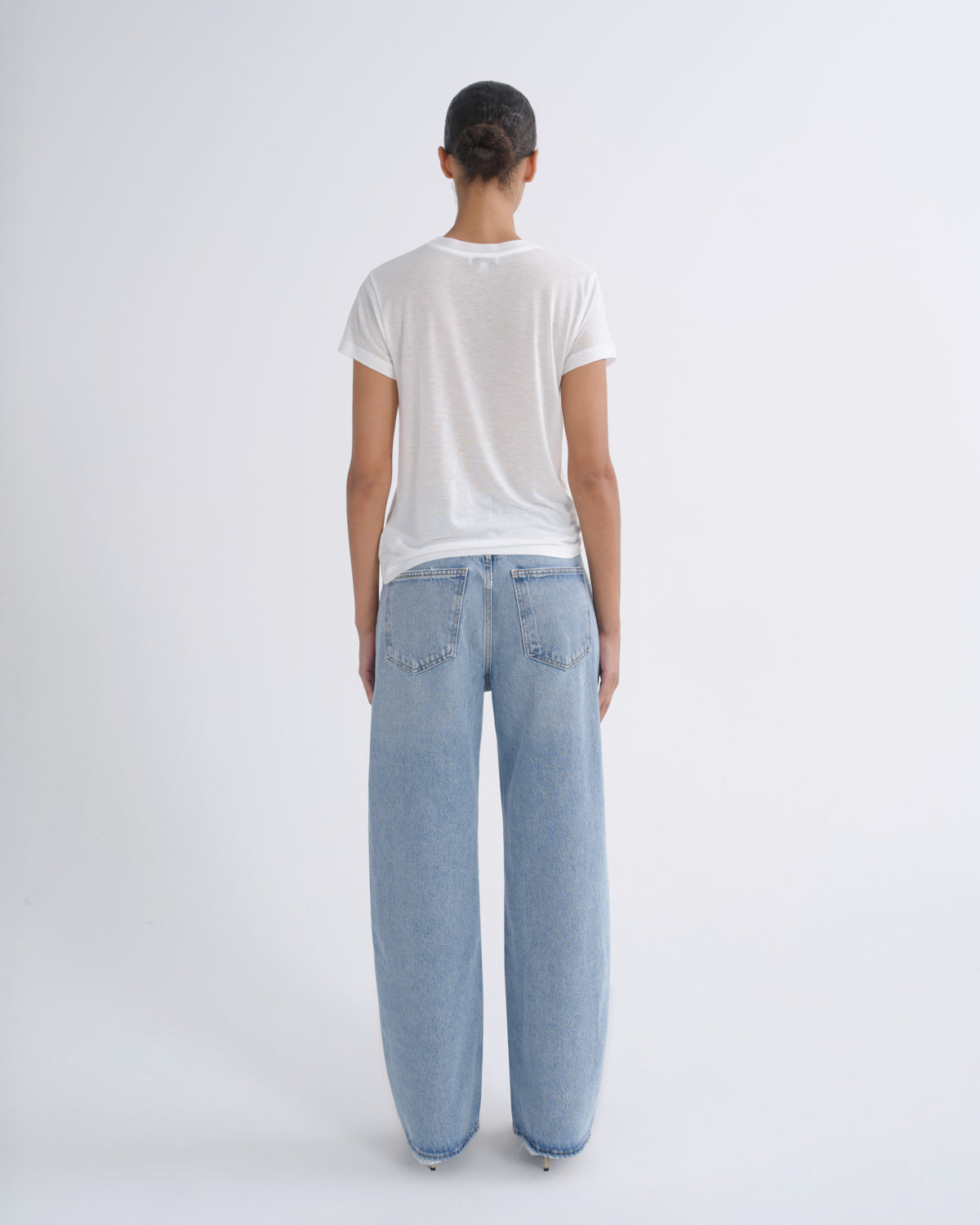 agolde-low-curve-jean-force-damen-jeans-hellblau-wide-leg image 2