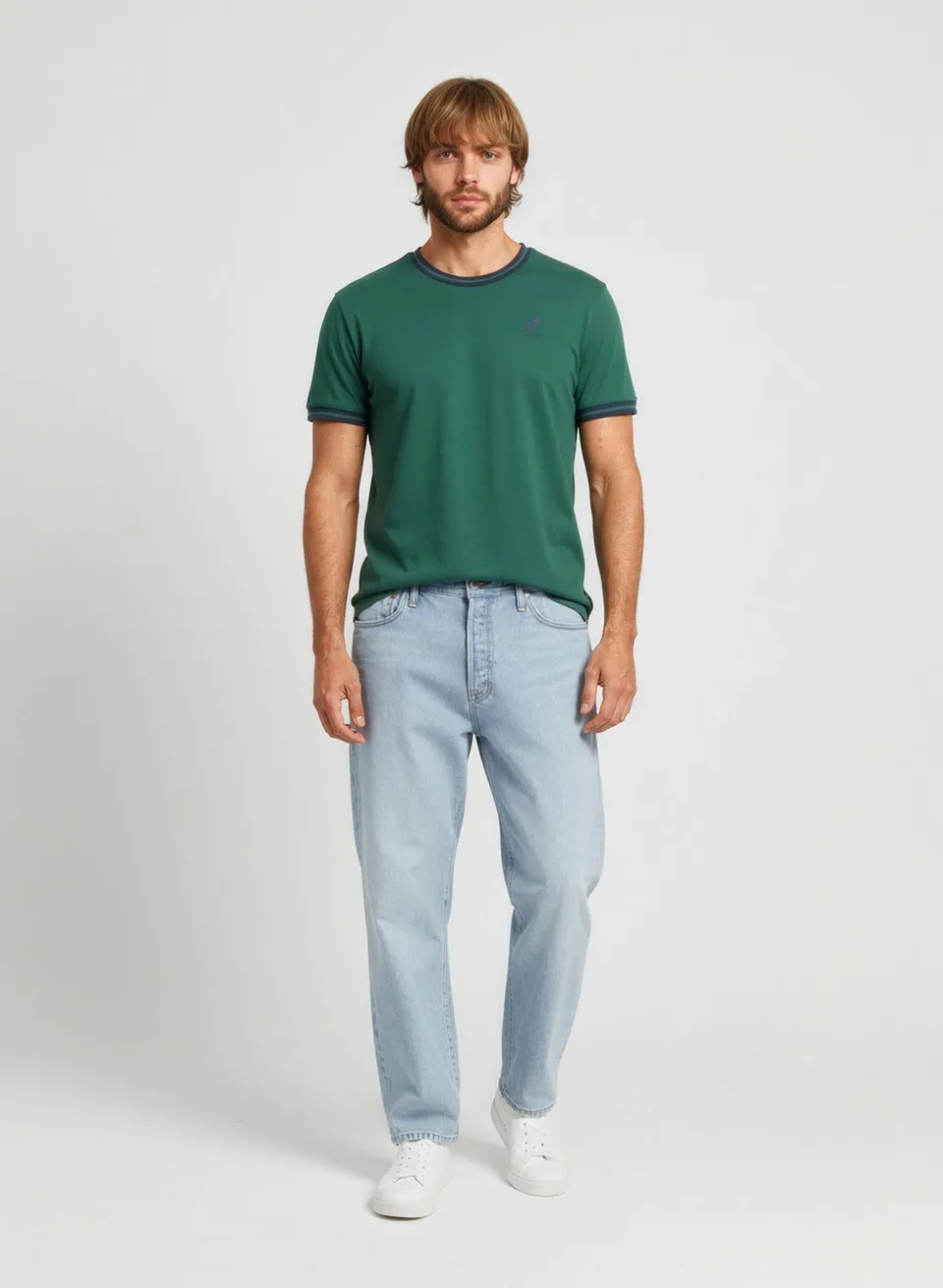 kaporal-rolle24-t-shirt-herren-gr-n-baumwolle image 1
