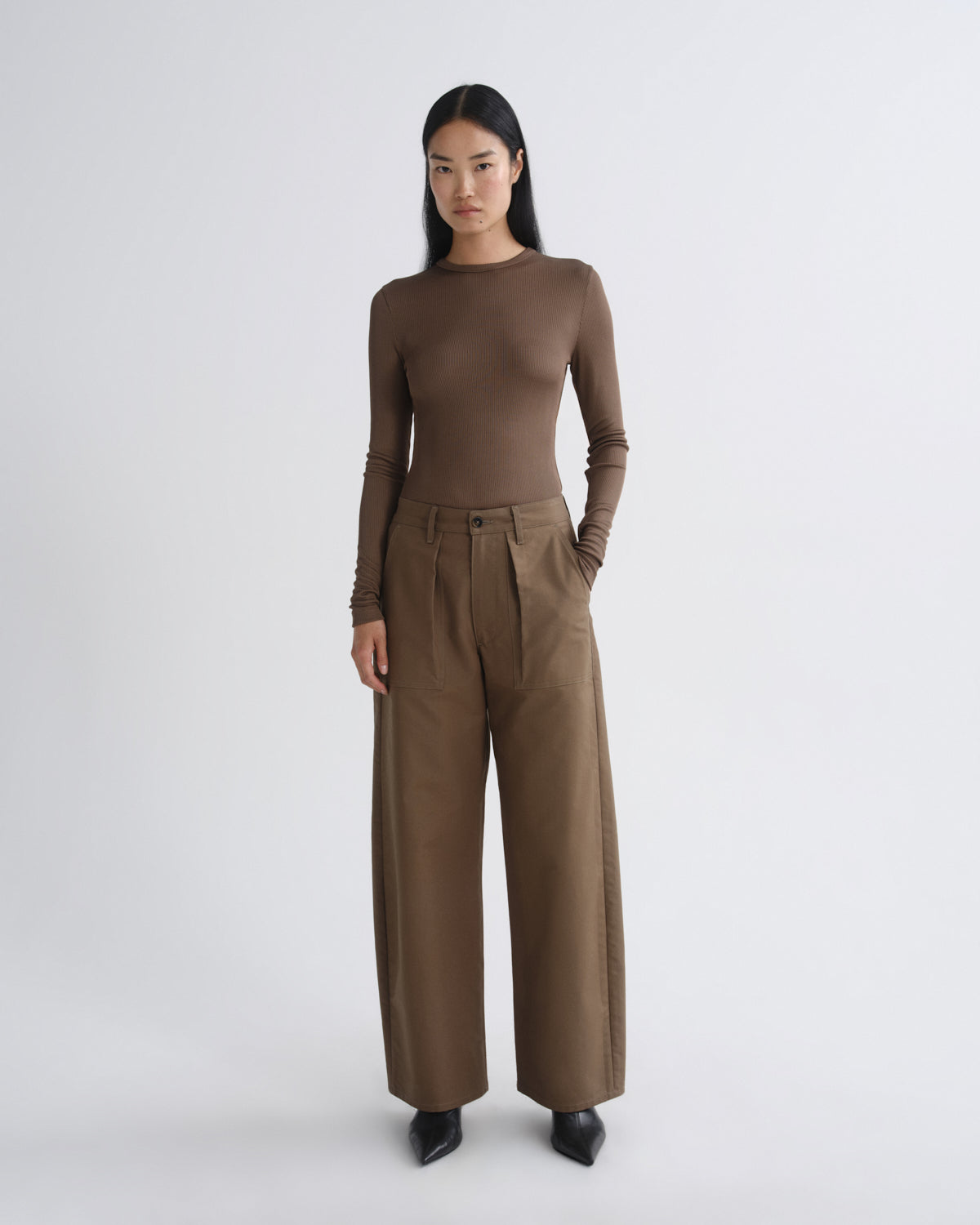 agolde-low-curve-utility-jeans-damen-uniform-sateen image 1