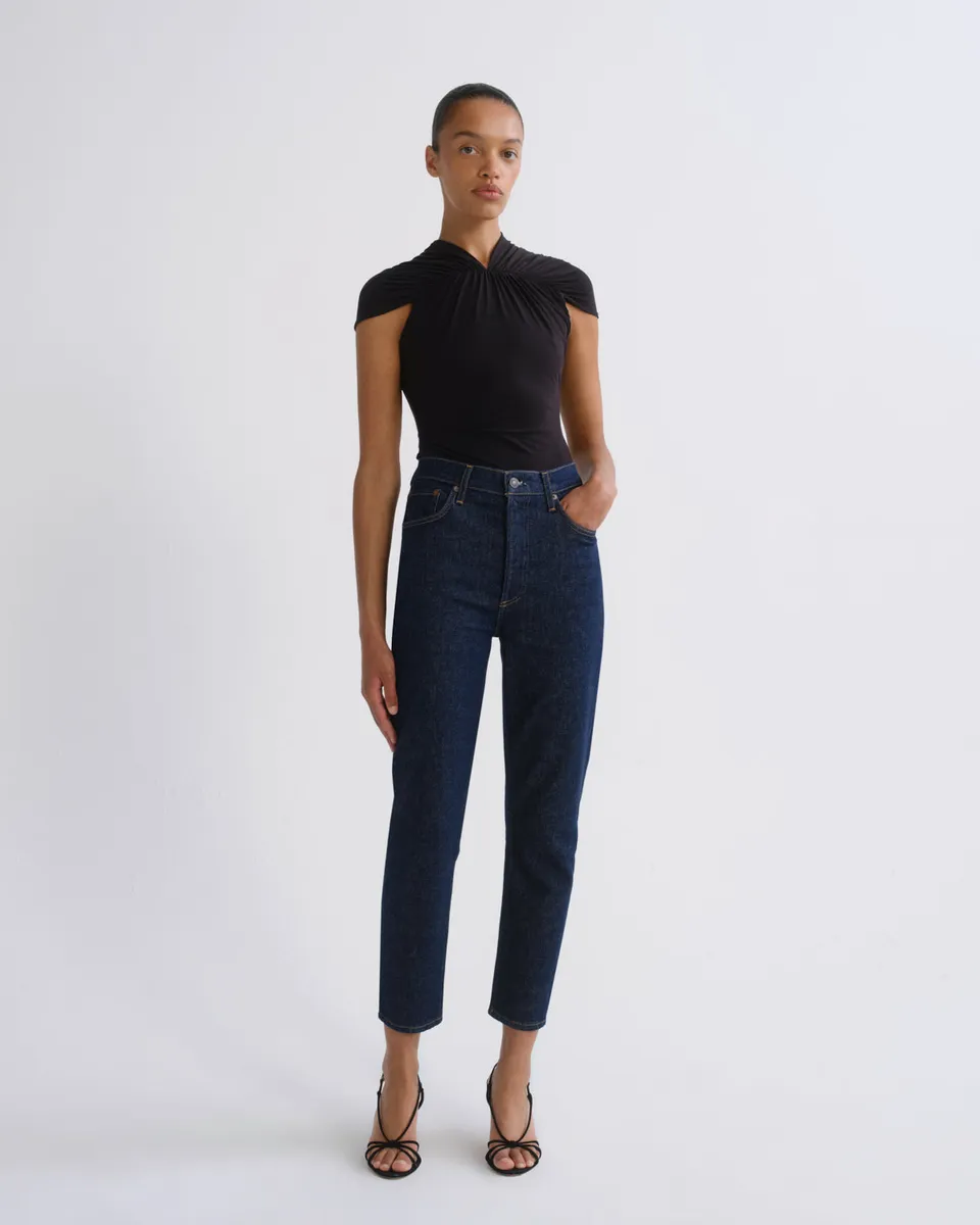 agolde-riley-straight-crop-jeans-reissue-indigo image 1