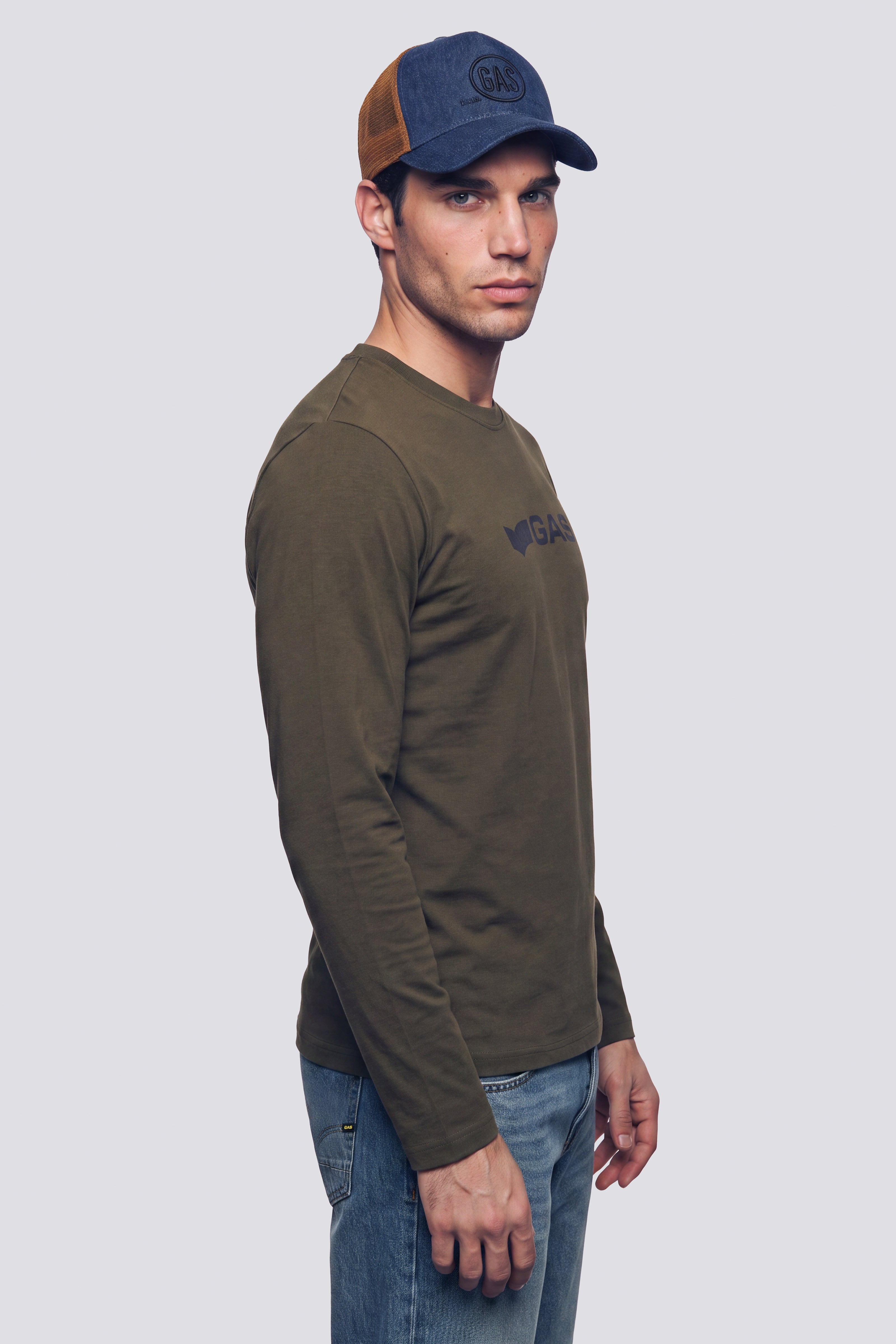 gas-dharis-logo-3653-herren-longsleeve-regular-fit image 2