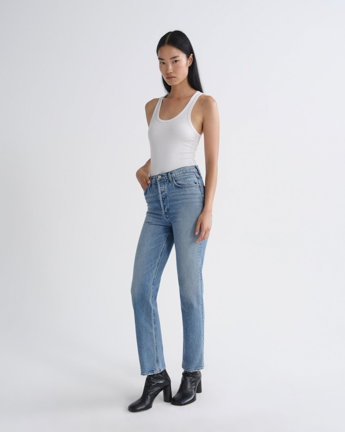 agolde-90-s-pinch-waist-renew-jeans-damen-hellblau image 3