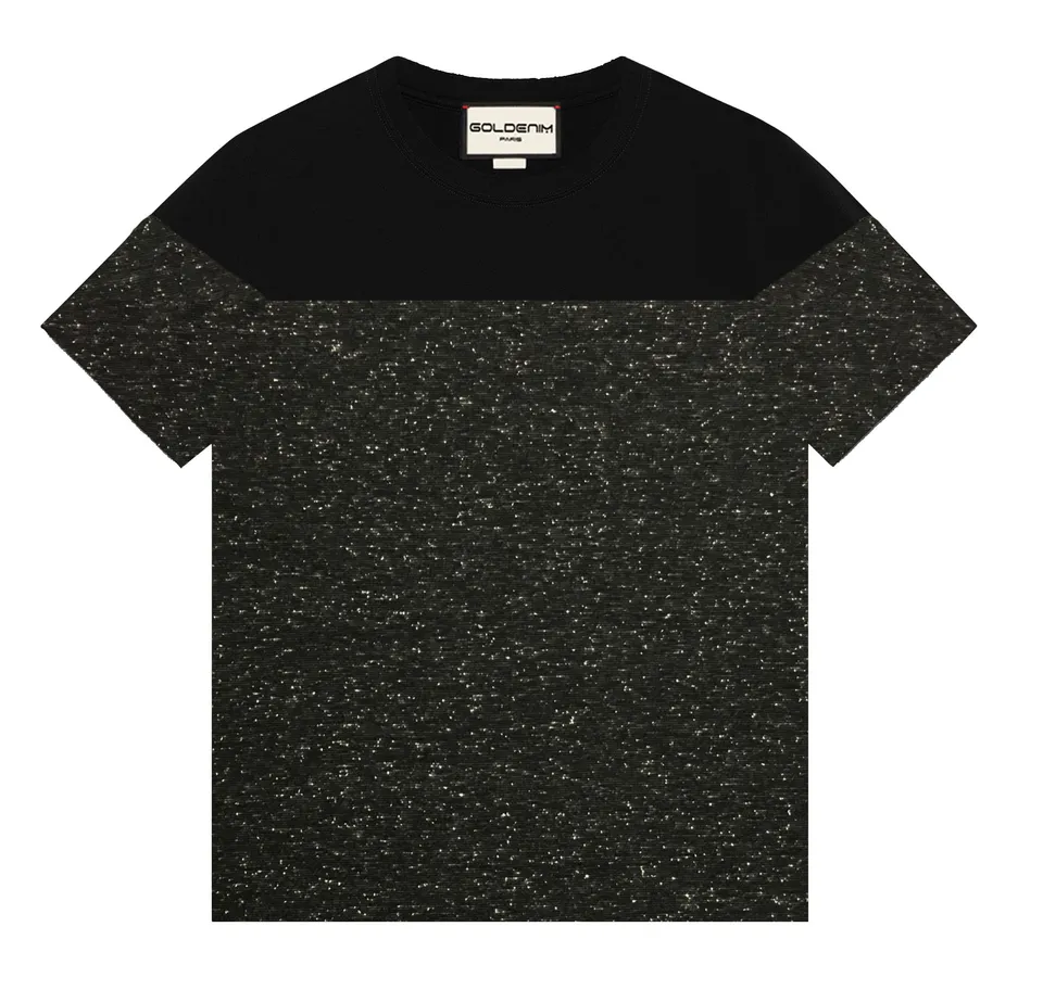 goldenim-paris-homme-1019-t-shirt-herren-schwarz image 1