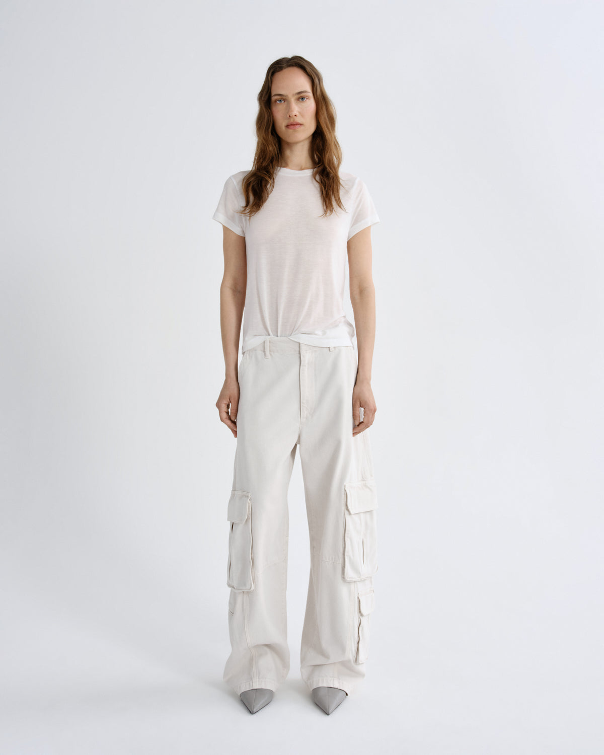 agolde-long-line-adine-tee-t-shirt-gesso-creme-tencel image 3