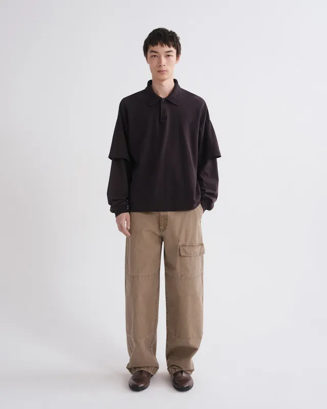 agolde-donohue-pant-hose-trail-herren-khaki-baumwolle image 1