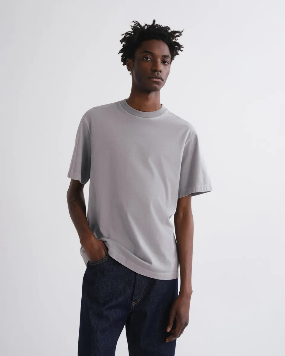 agolde-asha-mock-neck-herren-t-shirt-reflect-grau image 1
