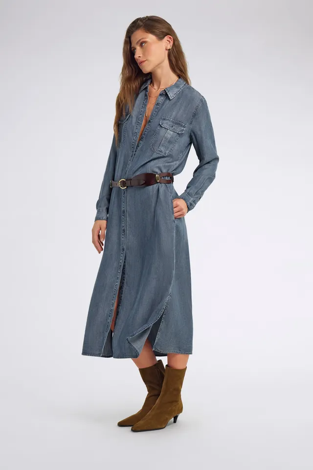 gas-lola-dress-04mm-damen-denimkleid-comfort-fit image 1