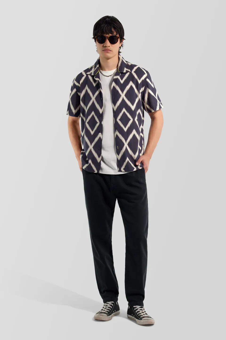 gas-resort-shirt-rev-3929-herren-kurzarmhemd-print image 1