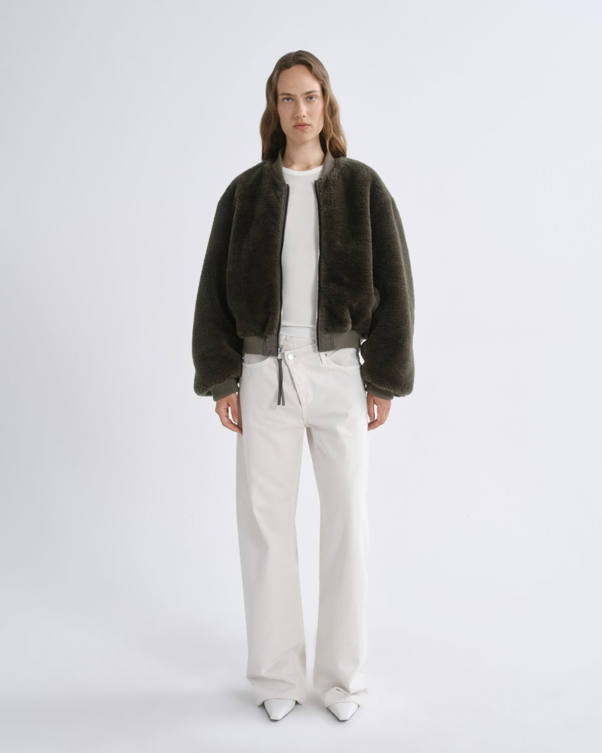 agolde-frankie-reversible-bomber-bomberjacke-fern-wende-satin image 6