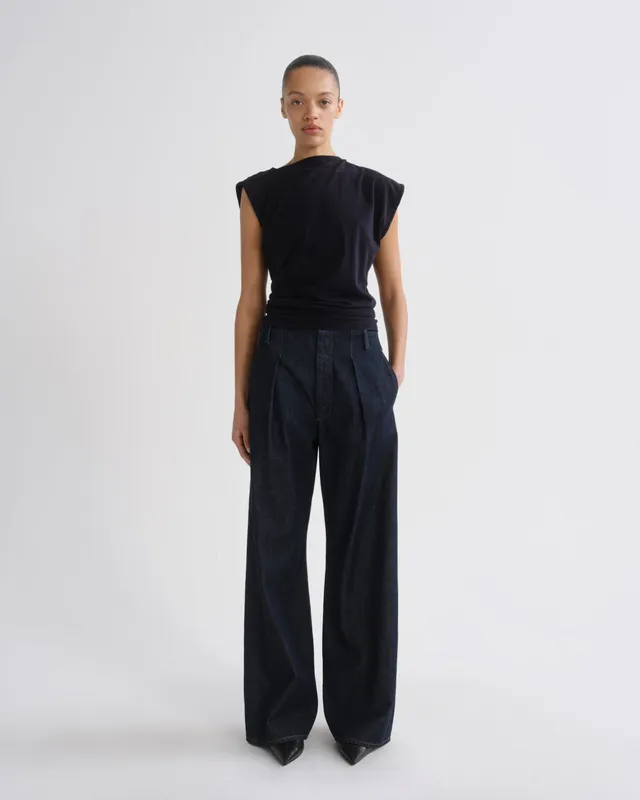 agolde-ritmo-trouser-hose-rinse-dunkelindigo image 1