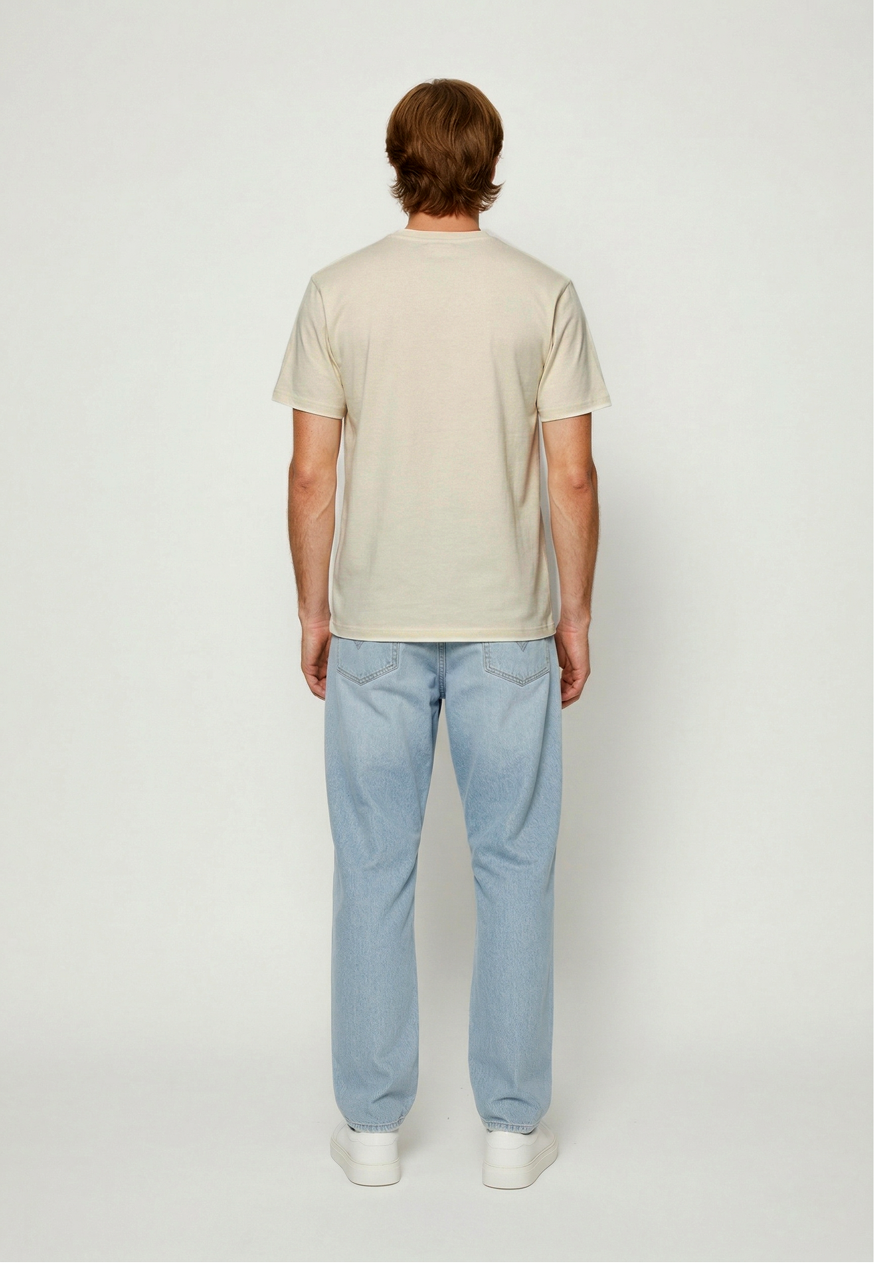 kaporal-kobe-t-shirt-beige-herren-vintage-print image 3