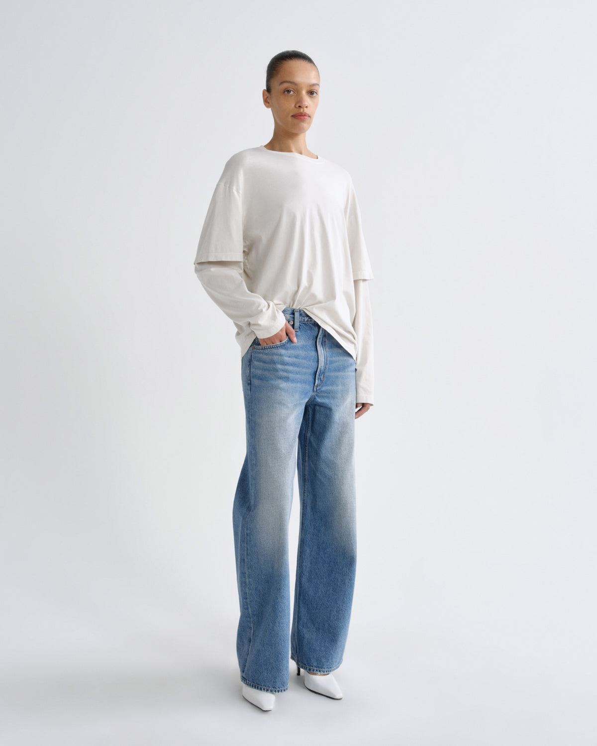 agolde-low-curve-jean-jeans-venture-low-rise-dunkelblau image 4