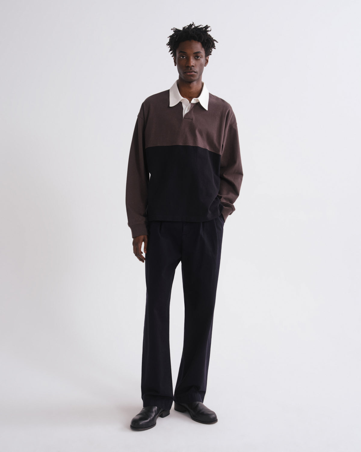 agolde-slater-trouser-hose-blackened-navy-herren-twill image 1