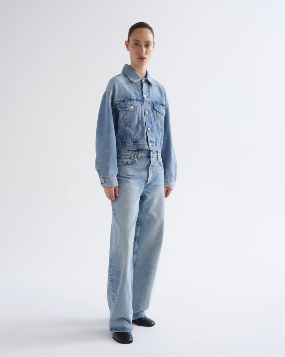 agolde-palmer-jacket-jeansjacke-space-damen image 3
