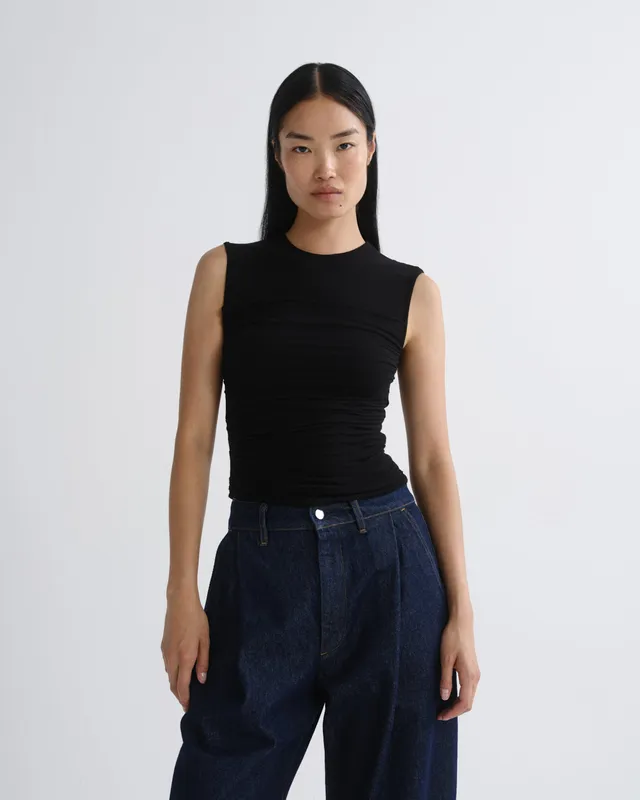 agolde-theodore-black-tank-top-schwarz-cashmere image 1