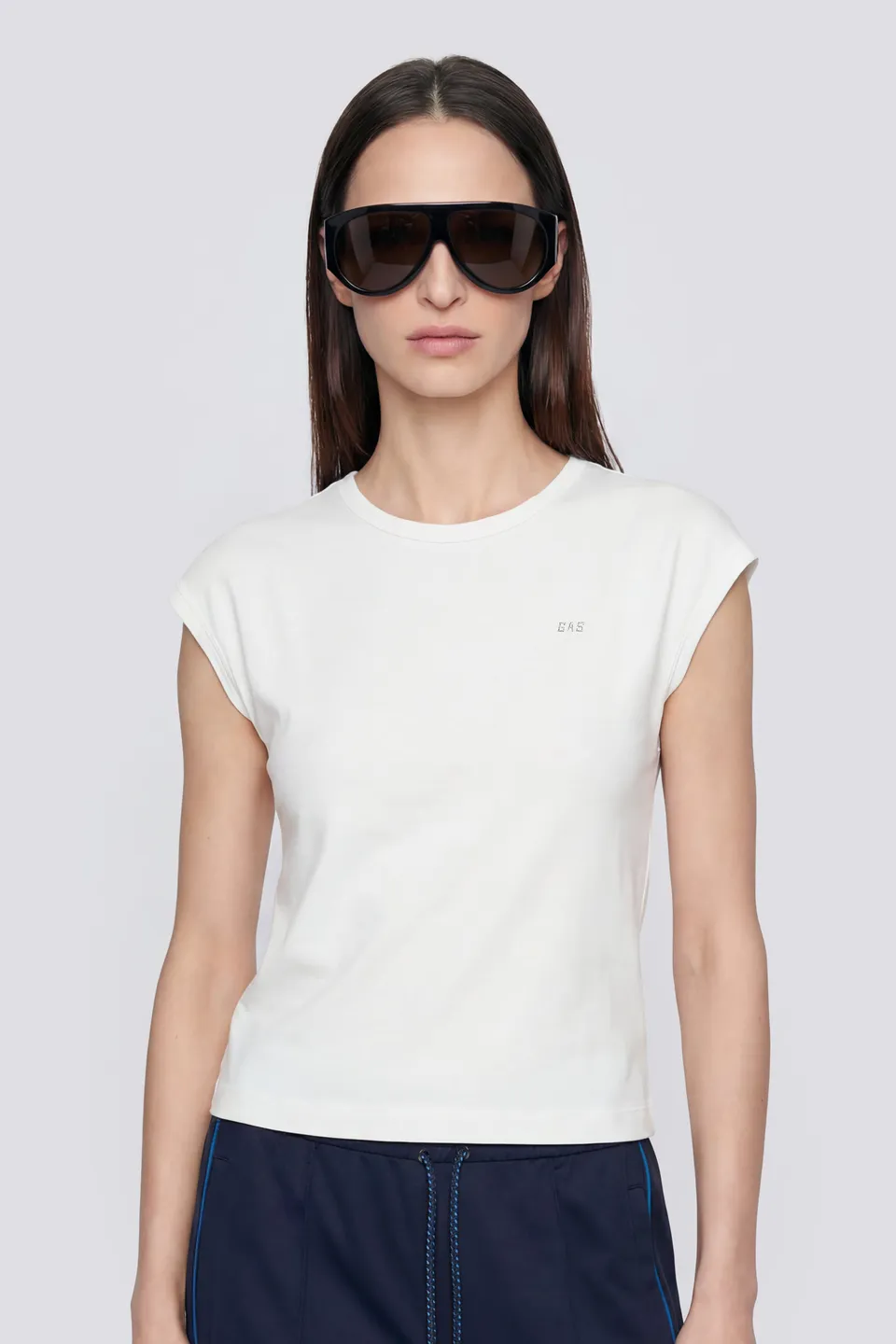 gas-hanis-c-nk-0001-t-shirt-damen-slim-fit-strass image 1