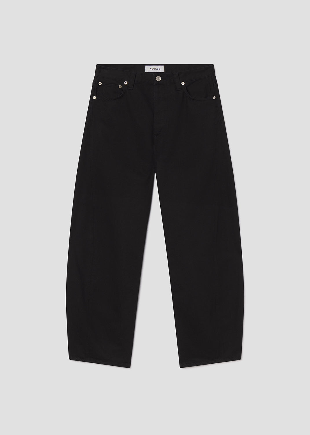 agolde-luna-jean-damen-jeans-schwarz-cover-high-rise image 5