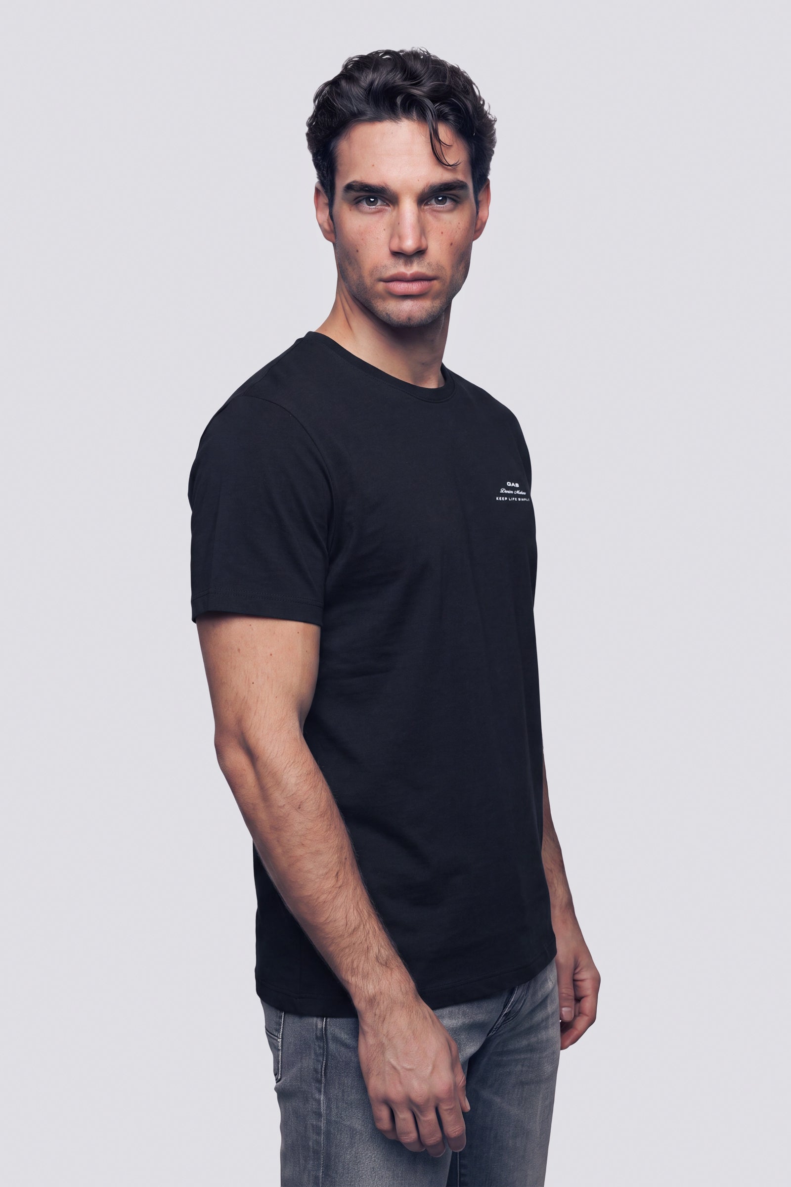 gas-scuba-life-simple-0200-t-shirt-herren-slim-schwarz image 2