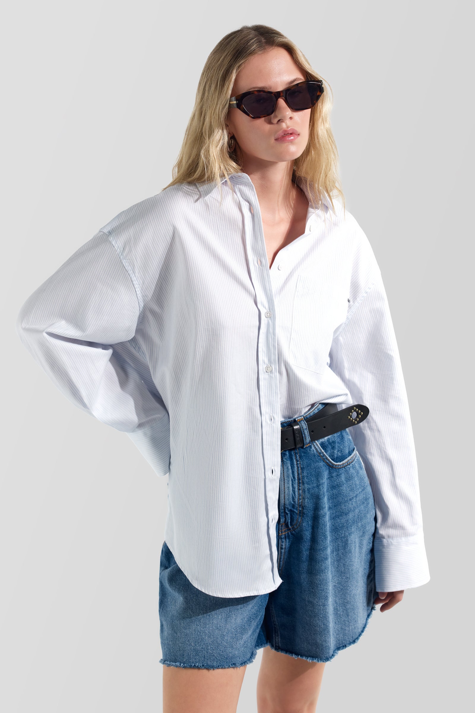 gas-kaely-pocket-st06-bluse-damen-streifen-comfort image 1