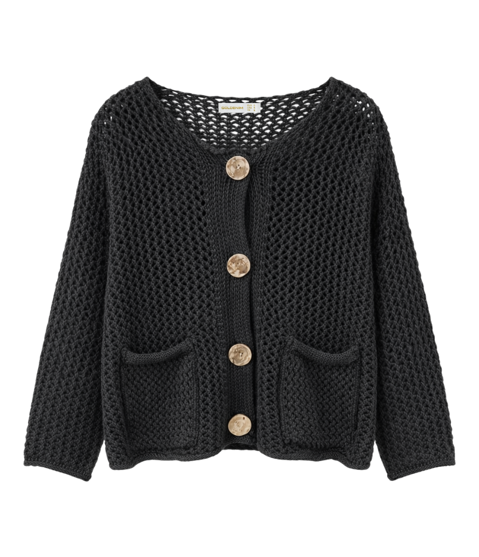 goldenim-paris-femme-gilet-maille-strickweste-damen image 2
