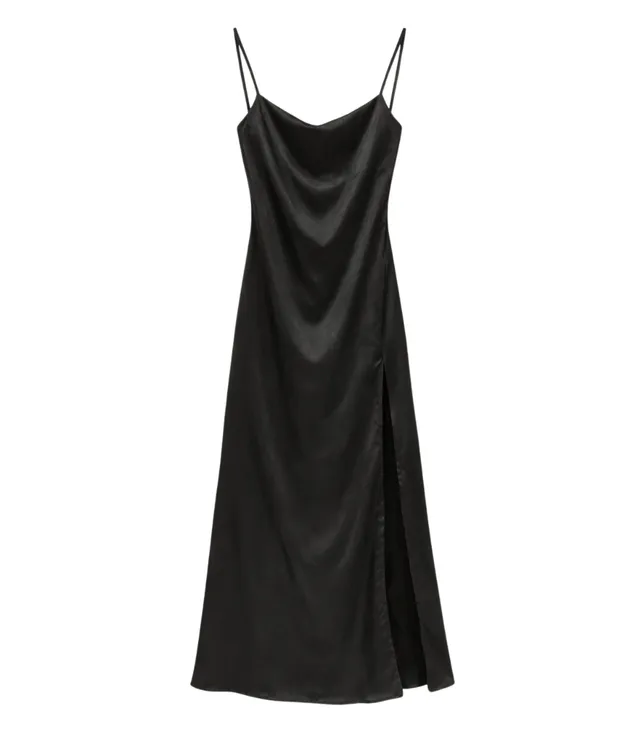 goldenim-paris-femme-robe-satin-kleid-satin-gl-nzend image 1