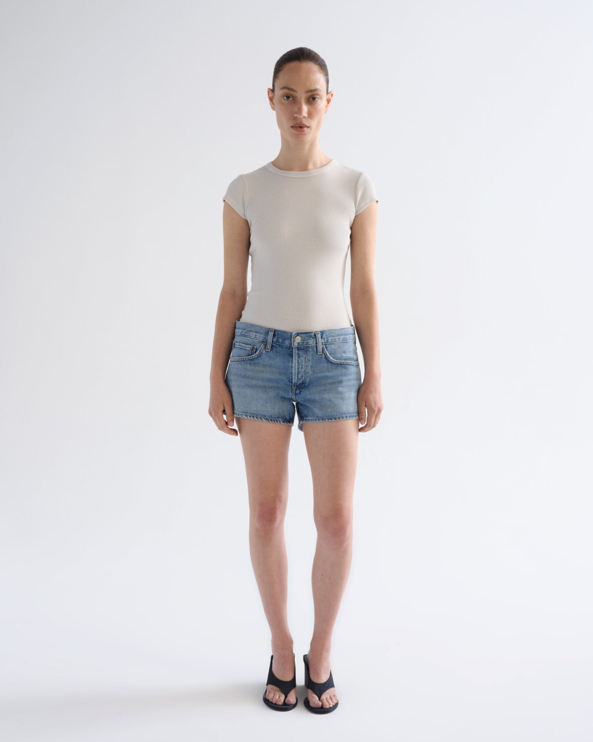 agolde-low-rise-parker-short-replica-shorts-indigo image 1