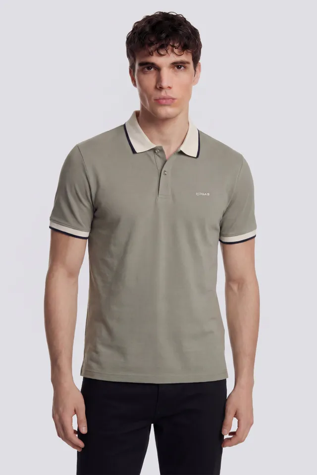 gas-ralph-rib-3930-polo-herren-slim-fit-stick image 1