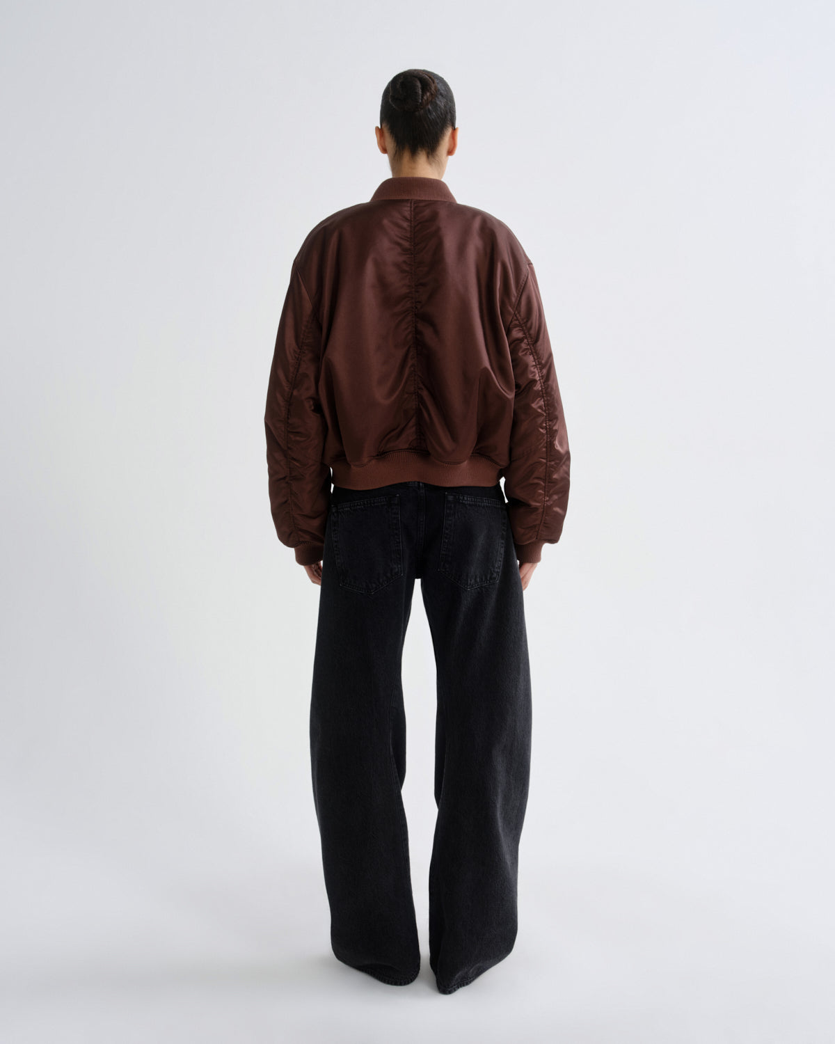 agolde-frankie-reversible-bomber-bomberjacke-morello-braun image 2