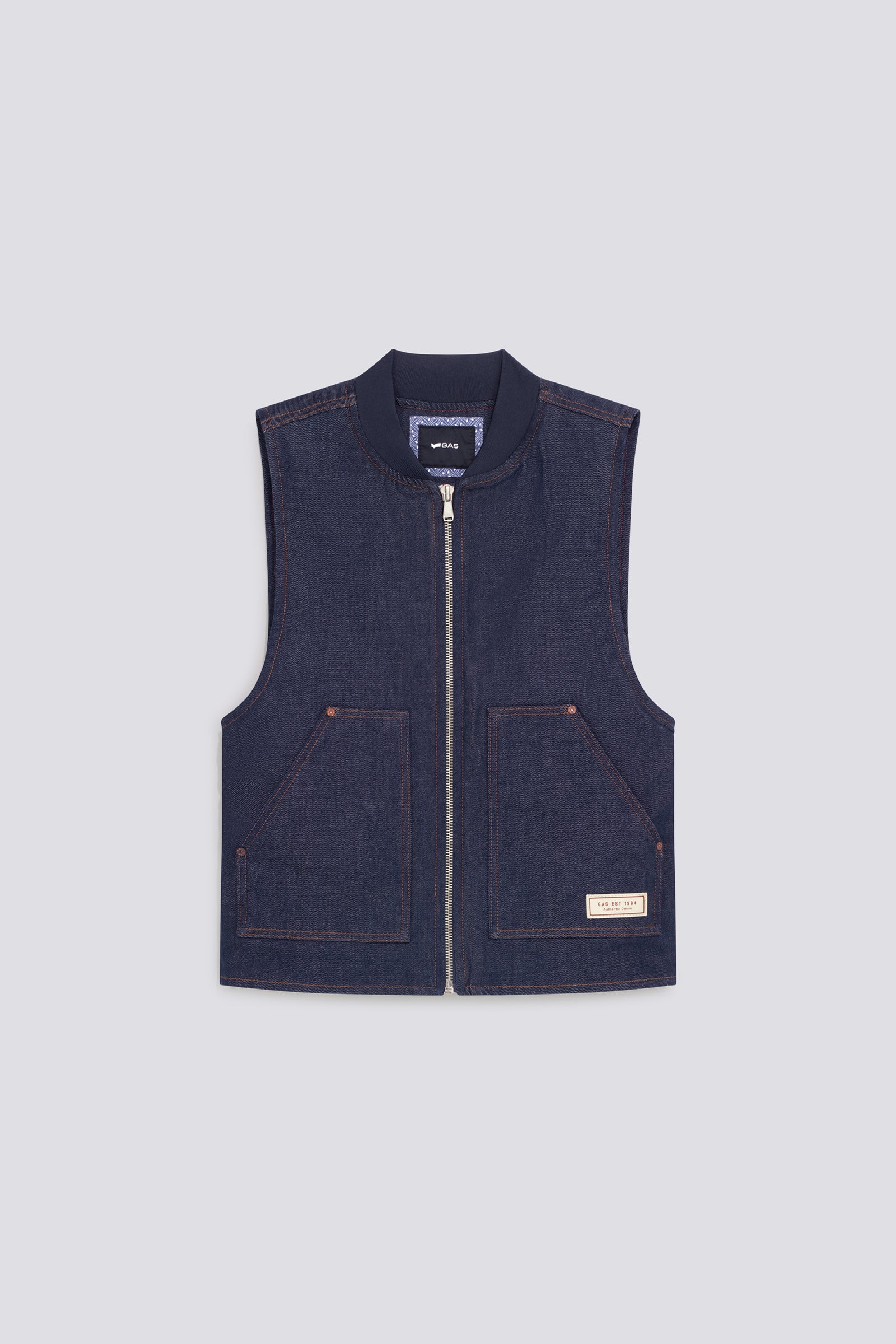 gas-frank-gilet-10ro-jeansweste-herren-indigo-regular image 3